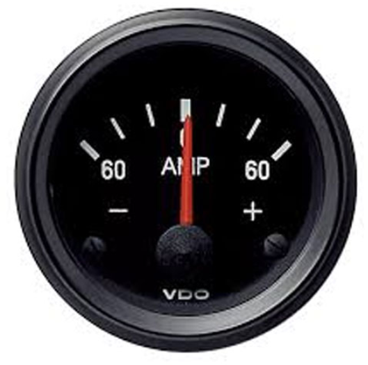 190077007 COCKPIT VISION AMMETER 60-0-60A 12/24V