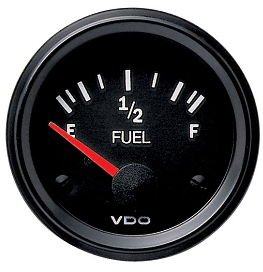301010009 COCKPIT VISION FUEL G.,TUBULAR TYPE 12V