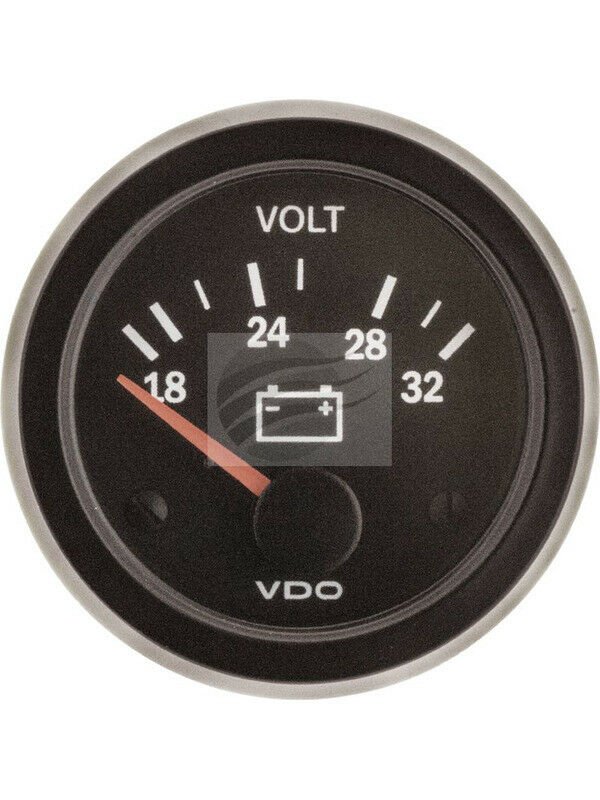 332020001 VOLTMETER 52MM 18-32V VIS