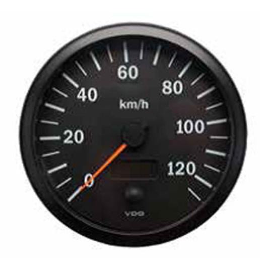 437025002 140mm DIAM. SPEEDO 125KM/H 24VOLT