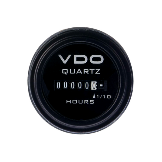 331.600 Hourmeter 48mm Classic Round Black